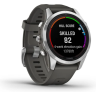 Часы GARMIN FENIX 7S PRO – SOLAR EDITION SILVER WITH GRAPHITE BAND 11401