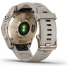 Часы GARMIN FENIX 7S SAPPHIRE SOLAR CREAM GOLD TITANIUM WITH LIGHT SAND BAND 11154