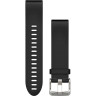 Ремешок сменный для GARMIN FENIX PLUS 22MM QUICKFIT BLACKSILICONE 010-12740-00