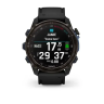 Смарт-часы GARMIN DESCENT Mk3i - 51 мм, титан Carbon Grey DLC с черным силиконовым ремешком 010-02752-10