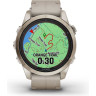 Смарт-часы GARMIN FENIX 7S PRO SAPPHIRE SOLAR золотистый корпус с кожаным ремешком цвета известняка 010-02776-30