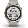 Смарт-часы GARMIN FENIX 7S PRO SAPPHIRE SOLAR золотистый корпус с кожаным ремешком цвета известняка 010-02776-30