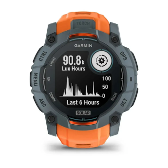 Смарт-часы GARMIN INSTINCT 3 (50 мм) Solar сумеречные/солнечные